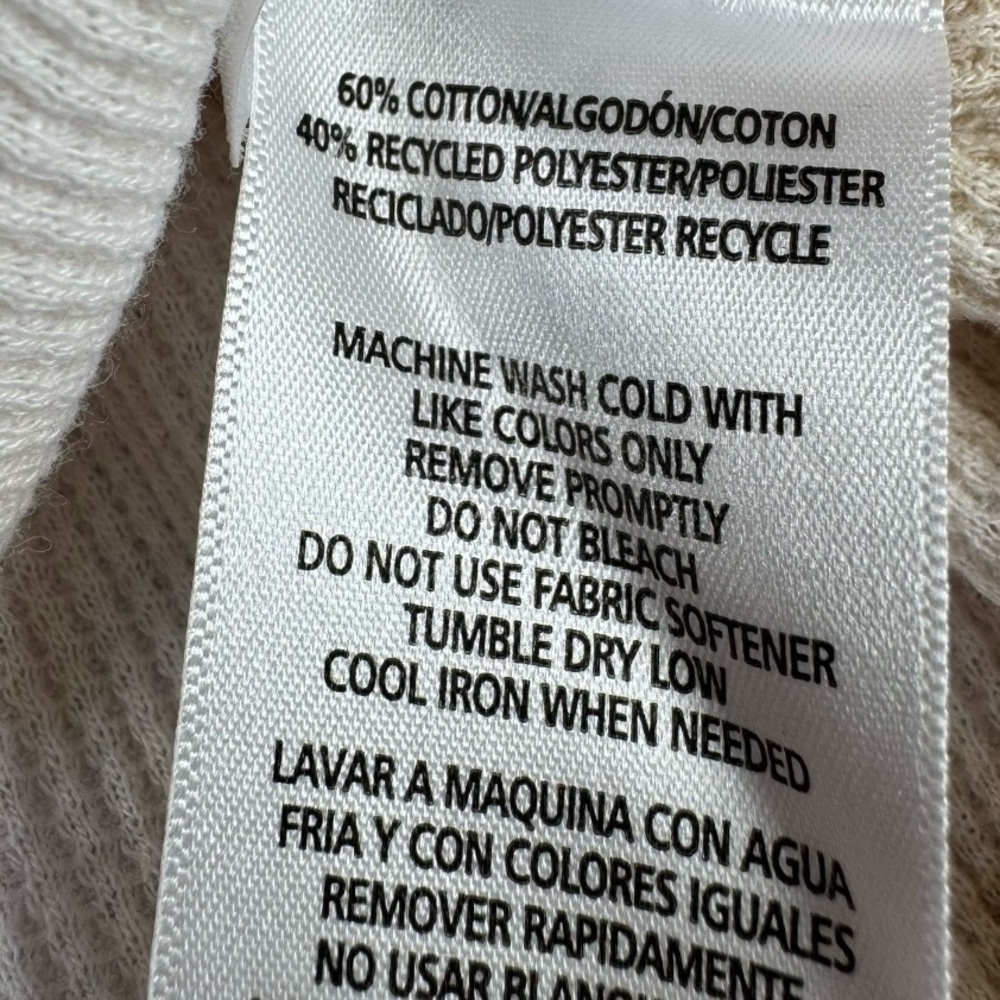 Calvin Klein Cream‎ Long Sleeve Top - Picture 4 of 7